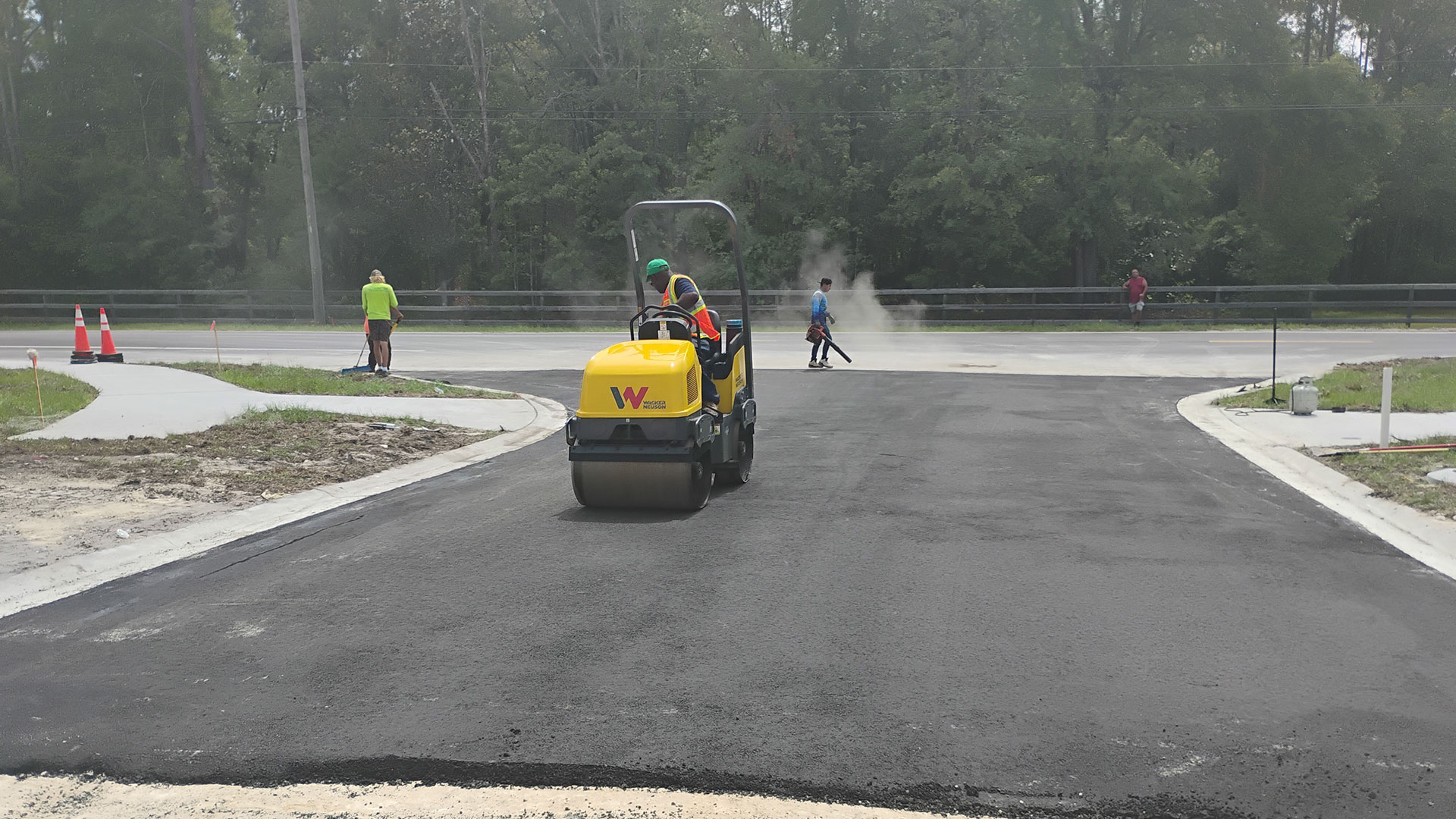 M Kerrigan Paving and Construction Banner Background