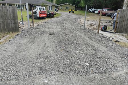 Asphalt Millings Installation